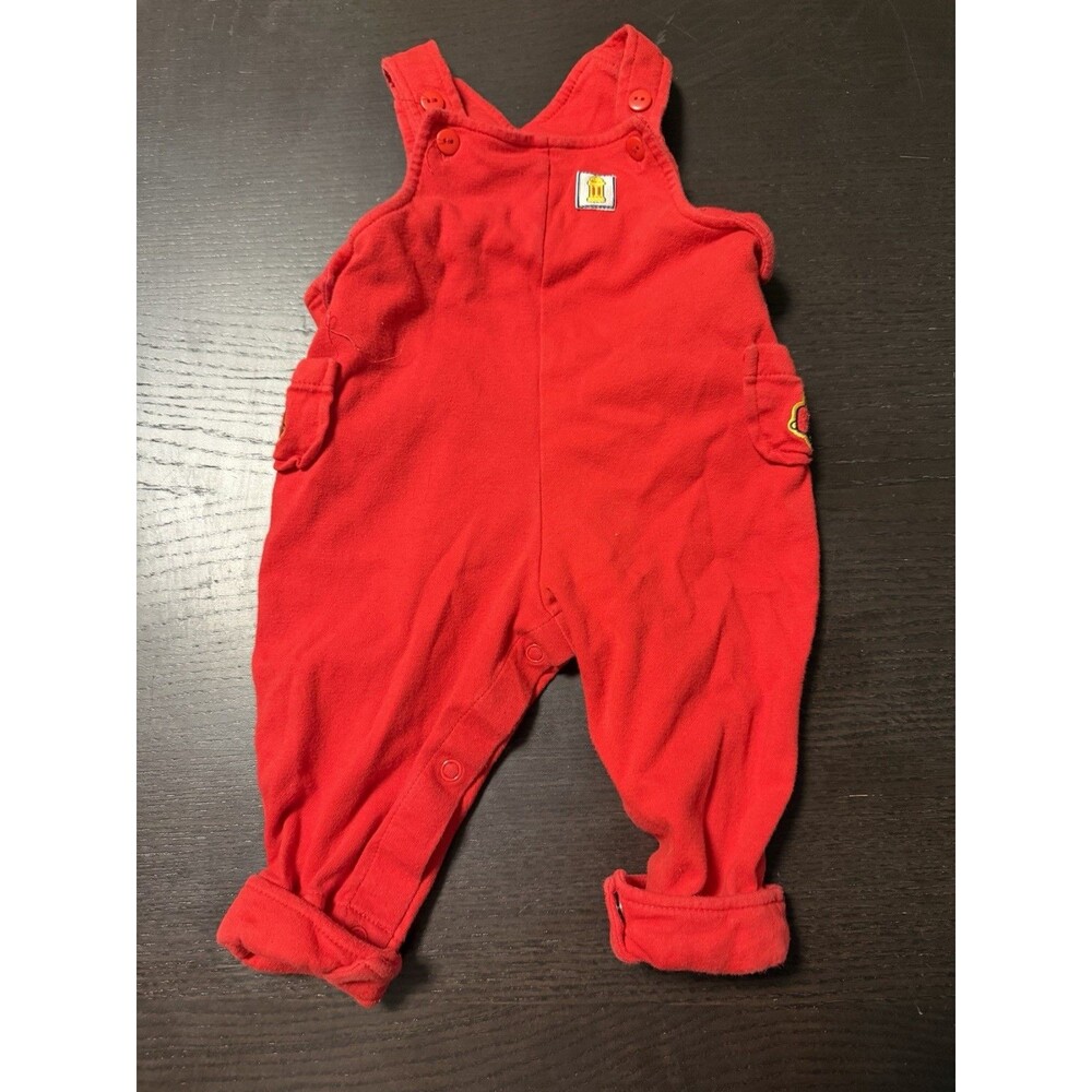 Honors Baby Fire Engine Baby Overalls 3 Months
